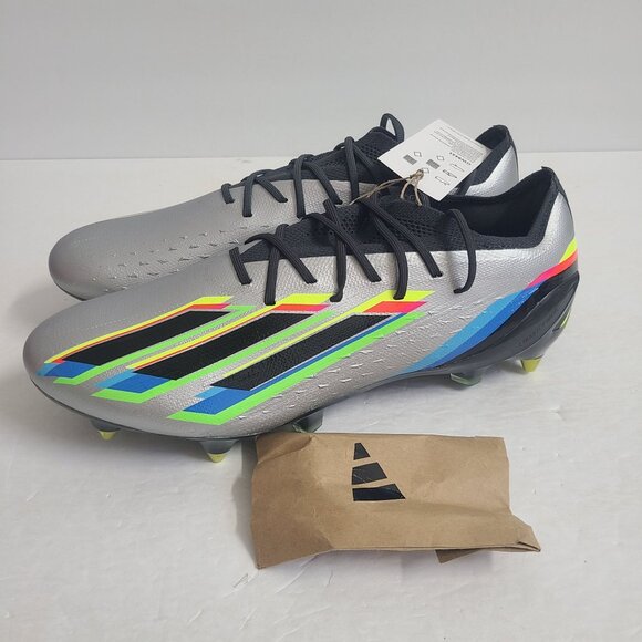 NEW Adidas X Speedportal.1 FG Soccer Cleats GW8441 Size 9 Gray main image 5